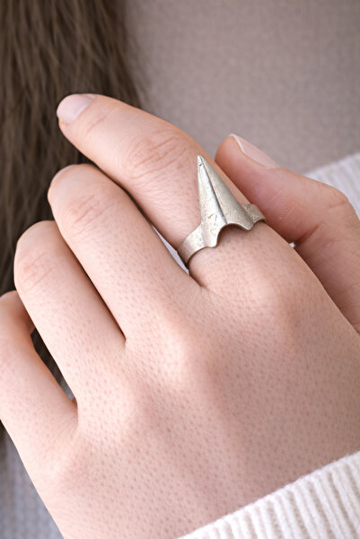 HER ŞEY NOTA www.herseynota.com Armor Form Pointed Design Adjustable Silver C...