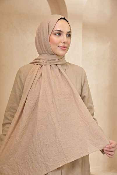Armine Soft Vual Shawl - 10 - Milk Coffee