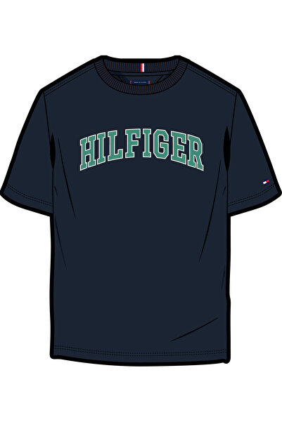 Tommy Hilfiger Boy's Navy Blue Varsity T-Shirt