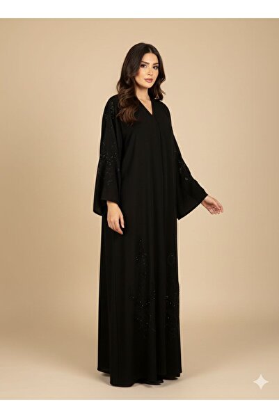 Misk couture Black Abaya Elegent
