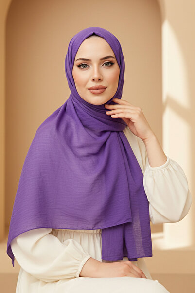 Armine Soft Voile Shawl - 67 - Purple