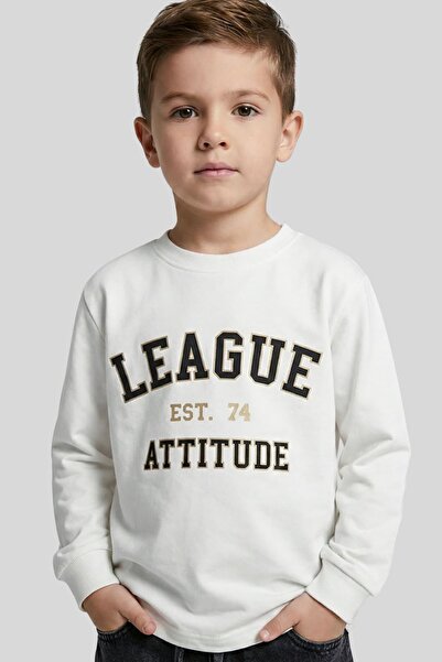 ww waka waka kids store Hanorac pentru băieți, cu imprimeu League Attitude, c...