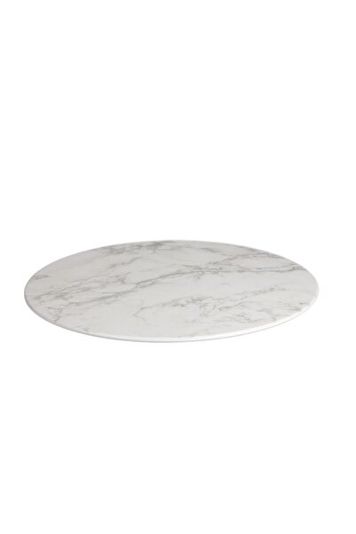 Globy Open Buffet Marble Pattern Round Presentation Plate 41×2 cm