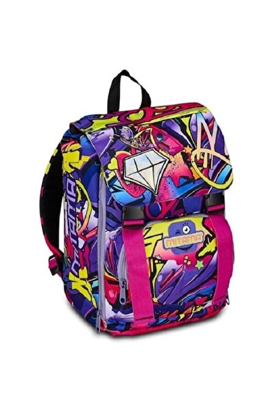Mitama Rucsac, extensibil, cu 4 fermoare, model Hip-Hop Diamond
