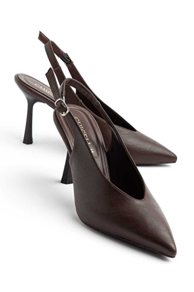 CHICELLA Millano Brown Women's Heeled Shoes Stiletto