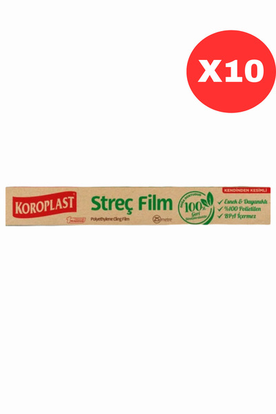 Koroplast Doğal Streç Film 25 Mt X10