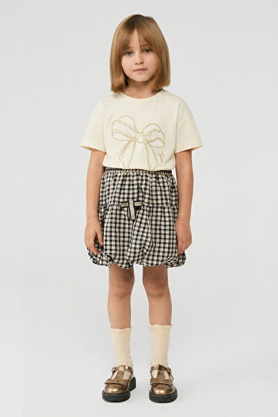 Tyess Girl Patterned Skirt