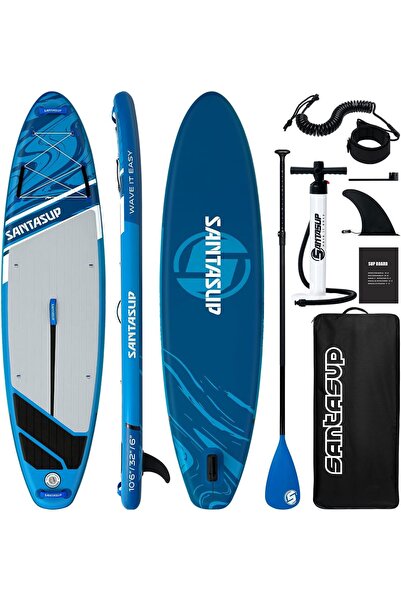 Santasup 320 cm x 81 cm x 15 Cm Şişme Paddle Board – Şişme Sup Board 195 kg T...