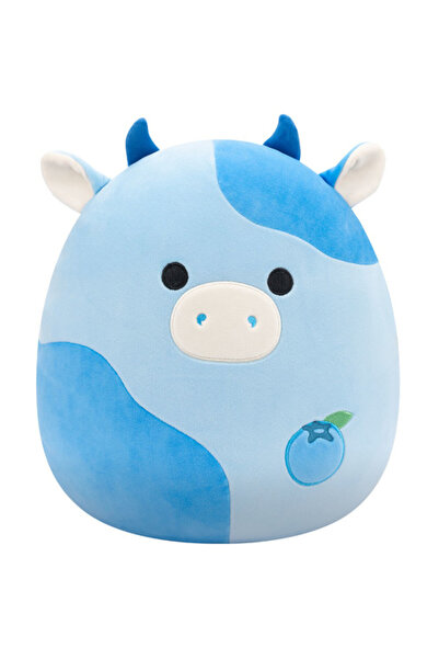 SQUISHMALLOW Jucarie de plus 30 cm, Rutanya, vacuta albastra, Squ...