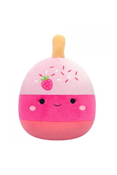 SQUISHMALLOW Plush toy 30 cm, Pama, pink strawberry cake, Squishm...