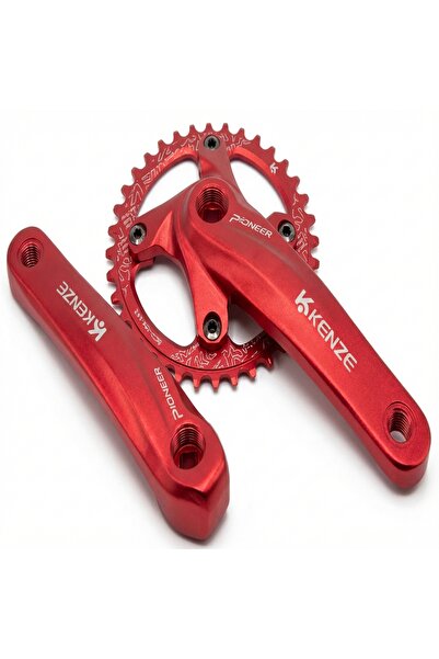 KENZE 170mm 32T Tekli Aynakol Seti Kare Mil Uyumlu Alüminyum Bisiklet Aynakol