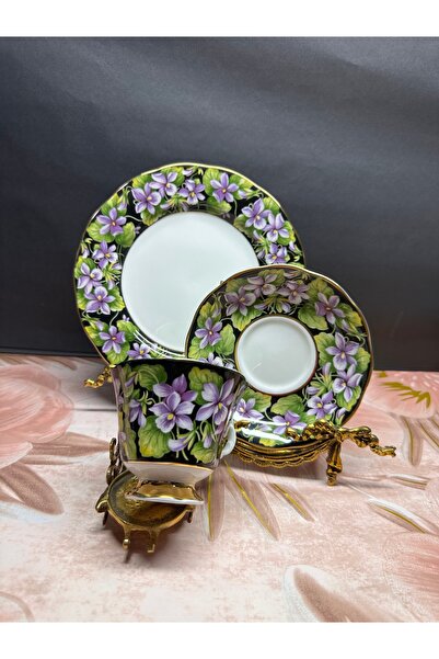 Royal Albert provincial flowers purple violet