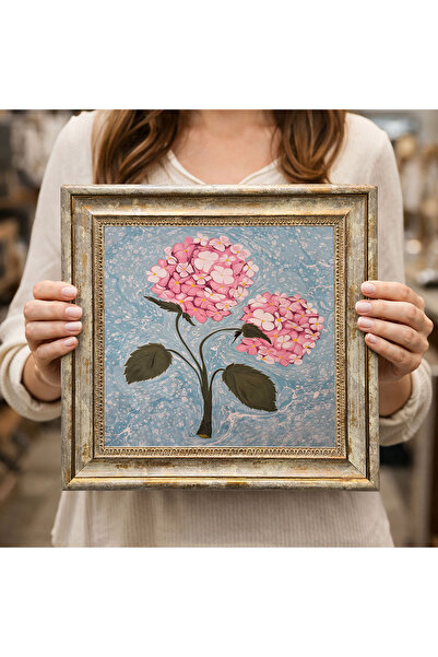 woodsia Διακοσμητικός Τετράγωνος Πίνακας με Κορνίζα DC0076