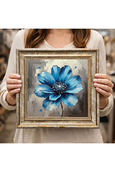 woodsia Tablou decorativ pătrat înrămat DC0036