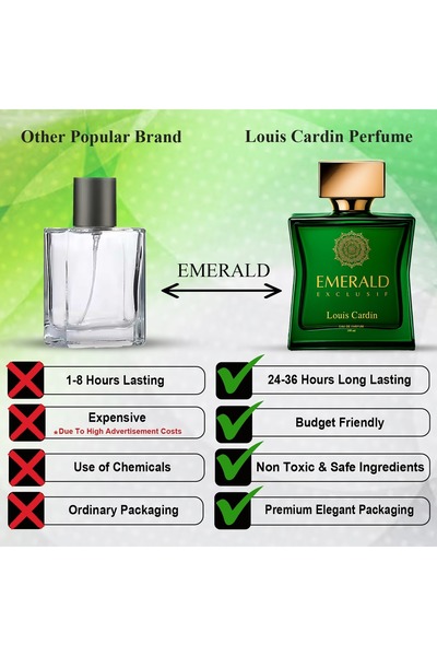 Louis Cardin Emerald Green For Unisex Edp 100 Ml