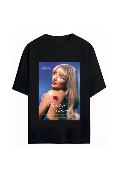 SVART WEAR Sabrina Carpenter majica sa printom, unisex, oversize