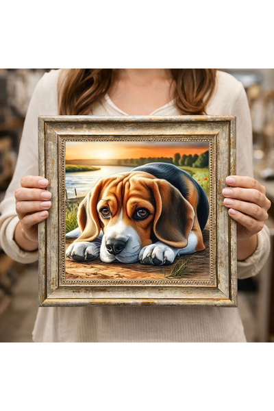 woodsia Διακοσμητικός Τετράγωνος Πίνακας με Κορνίζα DC0062