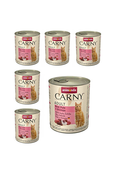 Animonda Carny Adult Beef/Turkey/Shrimp 6x800g