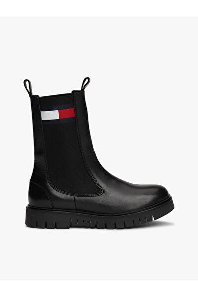 Tommy Hilfiger Kadın Siyah Bot