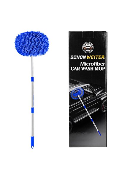 SCHON WEITER Teleskopik Saplı Oto Yıkama Mop Seti – Çizmez Mikrofiber- Schön ...