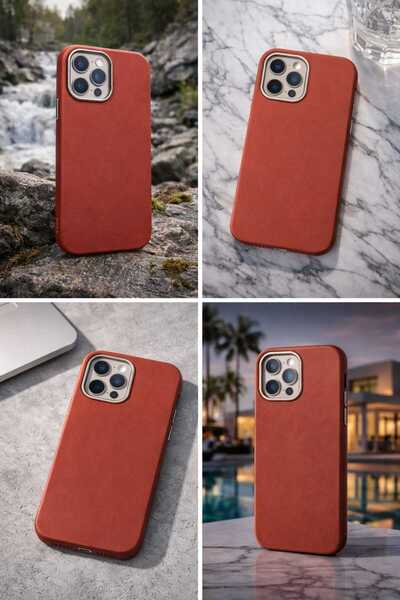 iPhone 14 Pro Premium Mat Telefon Kılıfı-Leke Tutmaz Yüzey-Metal Tuş-Yükseltilmiş Kamera Koruma