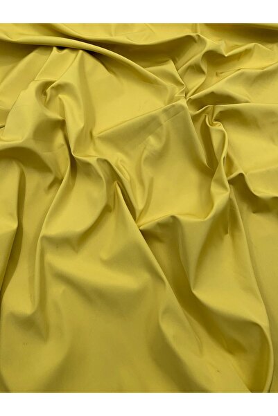 Bursa Kumaş Hardal Sarısı Trençkot Kumaşı – En 150 cm, Su İtici, Dayanıklı Dı...