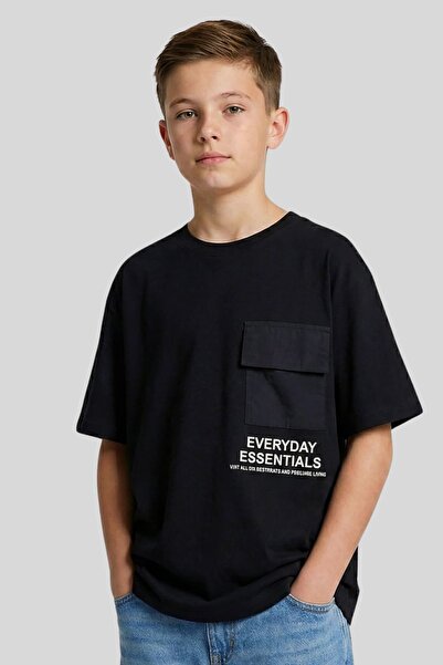 ww waka waka kids store Tricou cu imprimeu Everyday Essentials pentru băieți