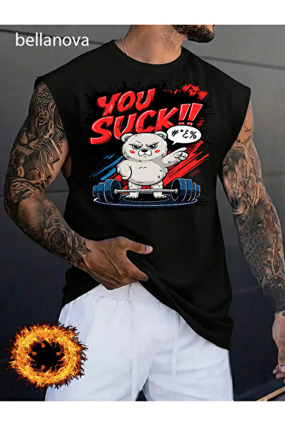 valeriae Ανδρικό αθλητικό και καθημερινό μοντέρνο μπλουζάκι από βαμβακερό ύφα...