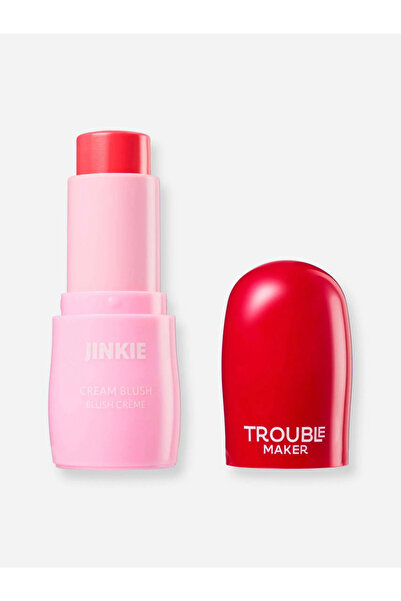 Trouble Maker By Styli Jinkie Stick Cream Blush Cheer Up Hot Pink