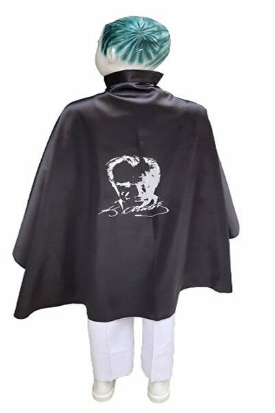 OTOTEDARİKOTOMATİKTEDARİKSİSTEMİ Pazarsen Atatürk Pelerina neagră imprimată p...