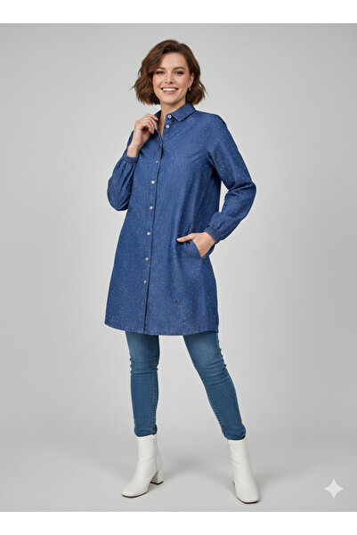 Kayra Kolu Büzgülü Düğme Kapamalı Gömlek 71015