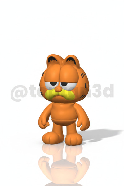 Toptan3D Garfield Anahtarlık (Hareketli, Hediyelik, 3D Oyuncaklı Anahtarlık)