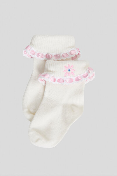 GB Baby Baby Girl White Socks