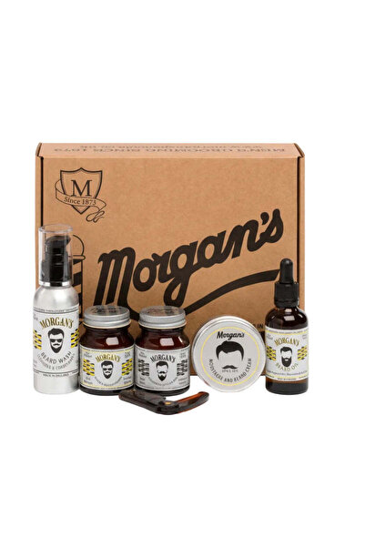 Morgan's Pomade Morgan's moustache and beard gift set
