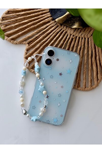 Go Aksesuar Iphone 16 Uyumlu Charm Yıldız Tasarımlı Oyuncaklı Esnek Silikon K...