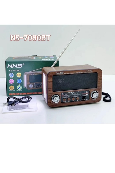 Tastech MİNİ RETRO RADYO SD KART USB GİRİŞLİ MP3 ÇALAR BLUETOOTH HOPARLÖR ŞAR...