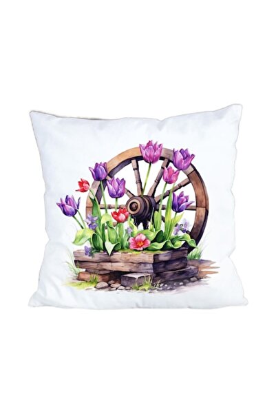 OEM Pernă decorativă 45x45 cm – Design festiv de primăvară