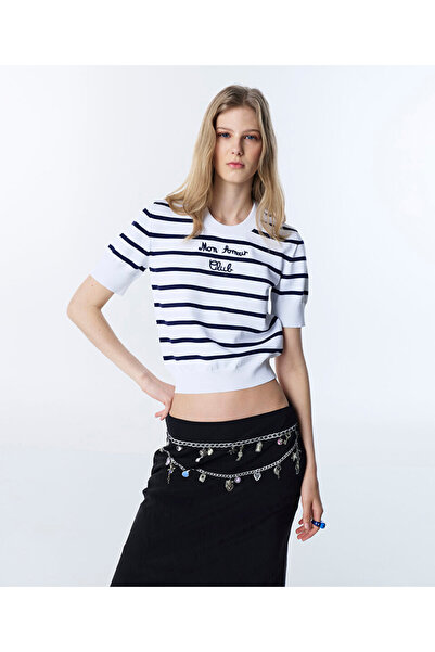 Twist NAKIŞLI ÇİZGİ DESEN TRİKO