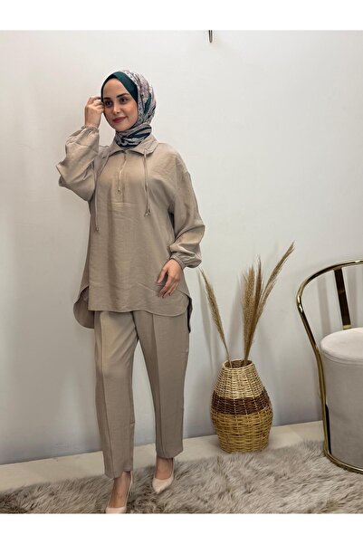 JOOQSTORE طقم مودال برباط وياقة بسحاب