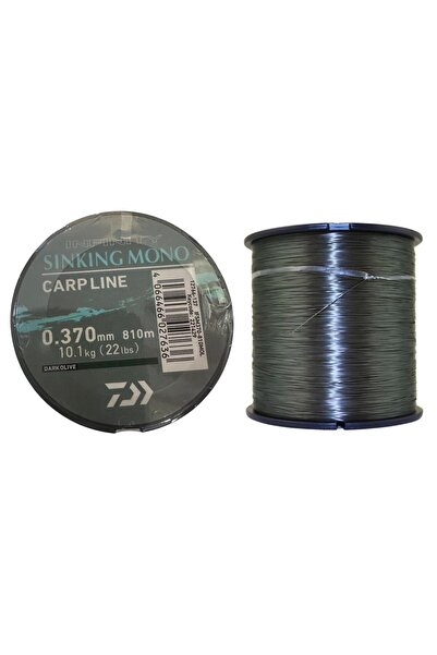daiwa İnfinity 810mt 0.37mm Sinking Sazan Misinası Dark Olive
