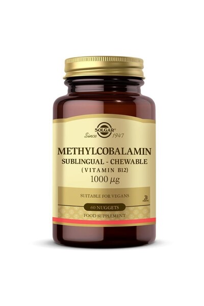 Solgar Methylcobalamin - Vitamin B12 1000mcg Sublingual 60 Tablet