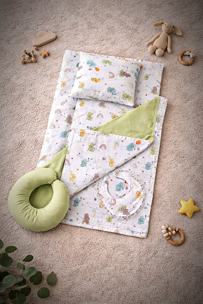 FERA Fiber-Filled Baby Changing Pad with Nursing Pillow, Cushion, and Swaddle...