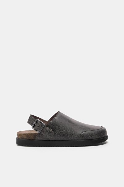 Pull & Bear Eskitme görünümlü sabo terlik STWD