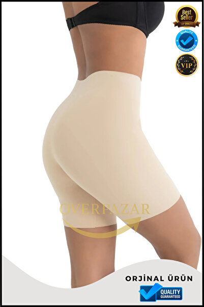 Overbazaar Plus Size Long Leg Corset – 4XL 5XL 6XL, Laser Cut Non-Marking Sil...