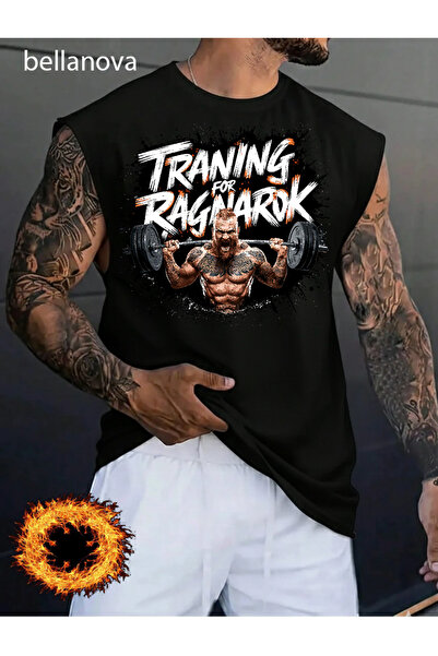 valeriae قميص داخلي رجالي من سلسلة بريميوم مطبوع باللون الأسود، ناعم الملمس و...