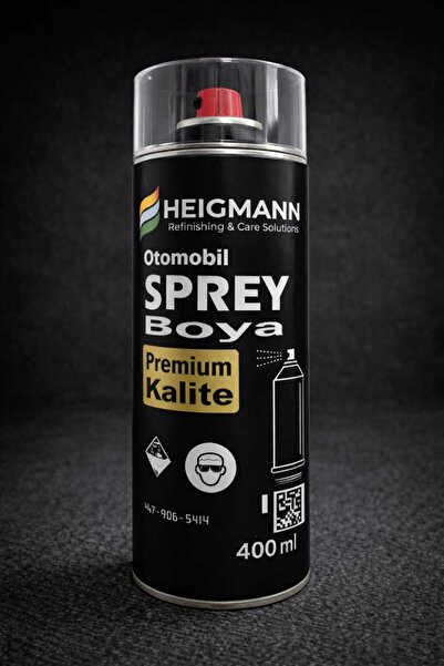 HEİGMANN FİAT 695 FÜME KURŞUN GRİ RENK SPREY BOYA PROFESYONEL KALİTE 400 ML