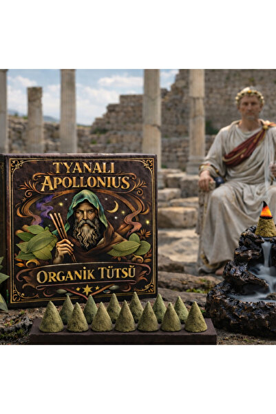 Tyanalı Apollonius Organik Tütsü , (Geri Akış/Konik) DEFNE YAPRAĞI %100 Saf B...