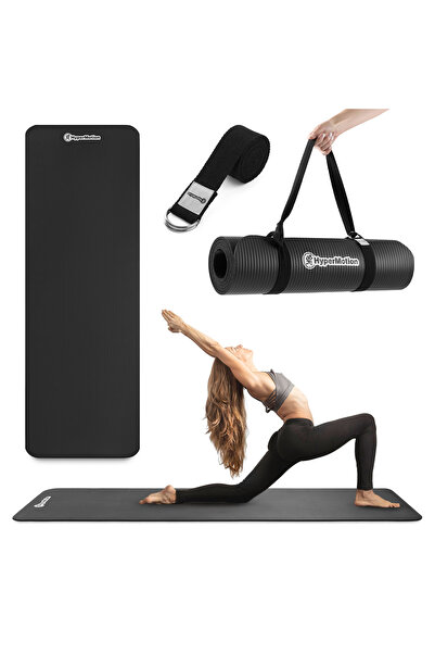 HyperMotion Yoga fitness mat NBR 0.8 cm 183x61 black