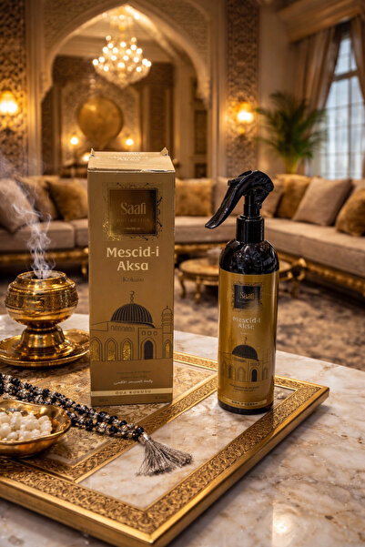 BİLGİ K K Mescid-i Aksa Kokusu Oda Spreyi 400 ml Kalıcı Ortam Kokusu Dini Oda...