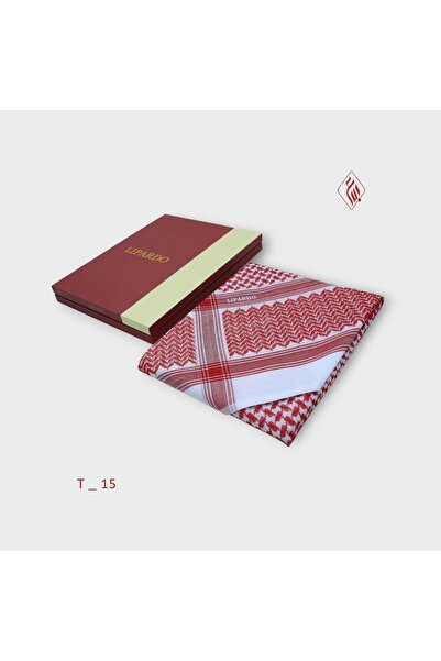 Sham New Luxury Red Leopard Shemagh 26